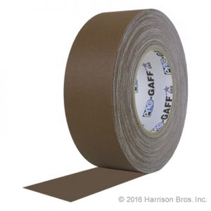 Brown gaffers tape from thetapeworks.com